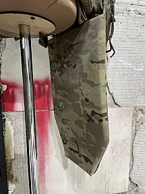 Протиосколковий фартух-напашник із балістичним пакетом 1 клас захисту розмір XL 410х270 мультикам