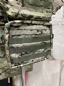 Сумка-напашник із балістичним пакетом кевлар + поліетилен 230х170 1 клас захисту мультикам