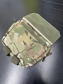 Сумка-напашник із балістичним пакетом кевлар + поліетилен 200x135x165 2 клас захисту мультикам
