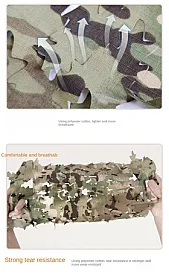 Baikmork 3D тактичний кавер ​​​​​​​регульований портативний, чохол для тактичного шолома з нейлону та тканини Оксфорд