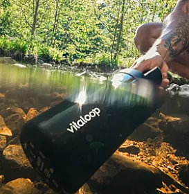 Тактична пляшка Vitaloop FlexGuard для фільтрації води, подарунок військовому