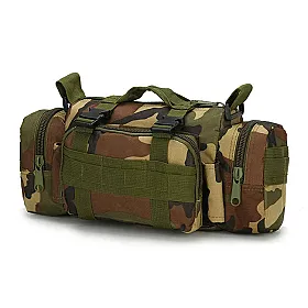 Тактична сумка з системою MOLLE, камуфляж - для військових завдань та активного використання, водонепроникна.