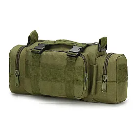Тактична сумка з системою MOLLE, олива - для військових завдань та активного використання та кемпінгу